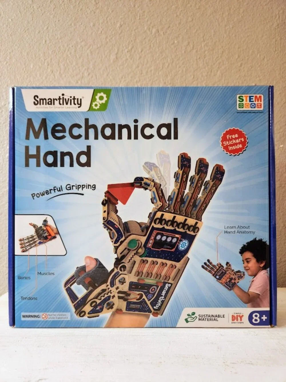 NEW Smartivity Mechanical Robotic Hand Robot DIY STEM Toy Educational Craft Proj